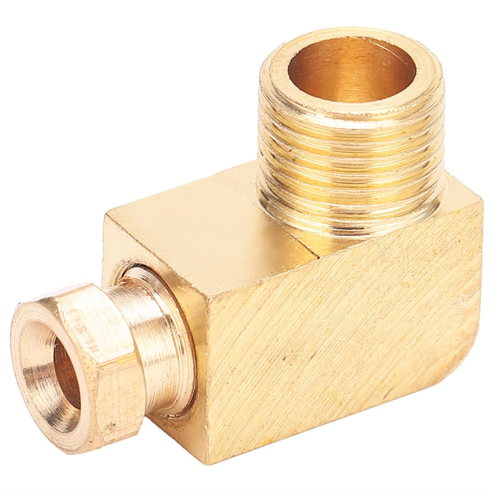 قطعتان من وصلات النحاس المقوسة - مراجعة Compression Fitting Brass وسعره
