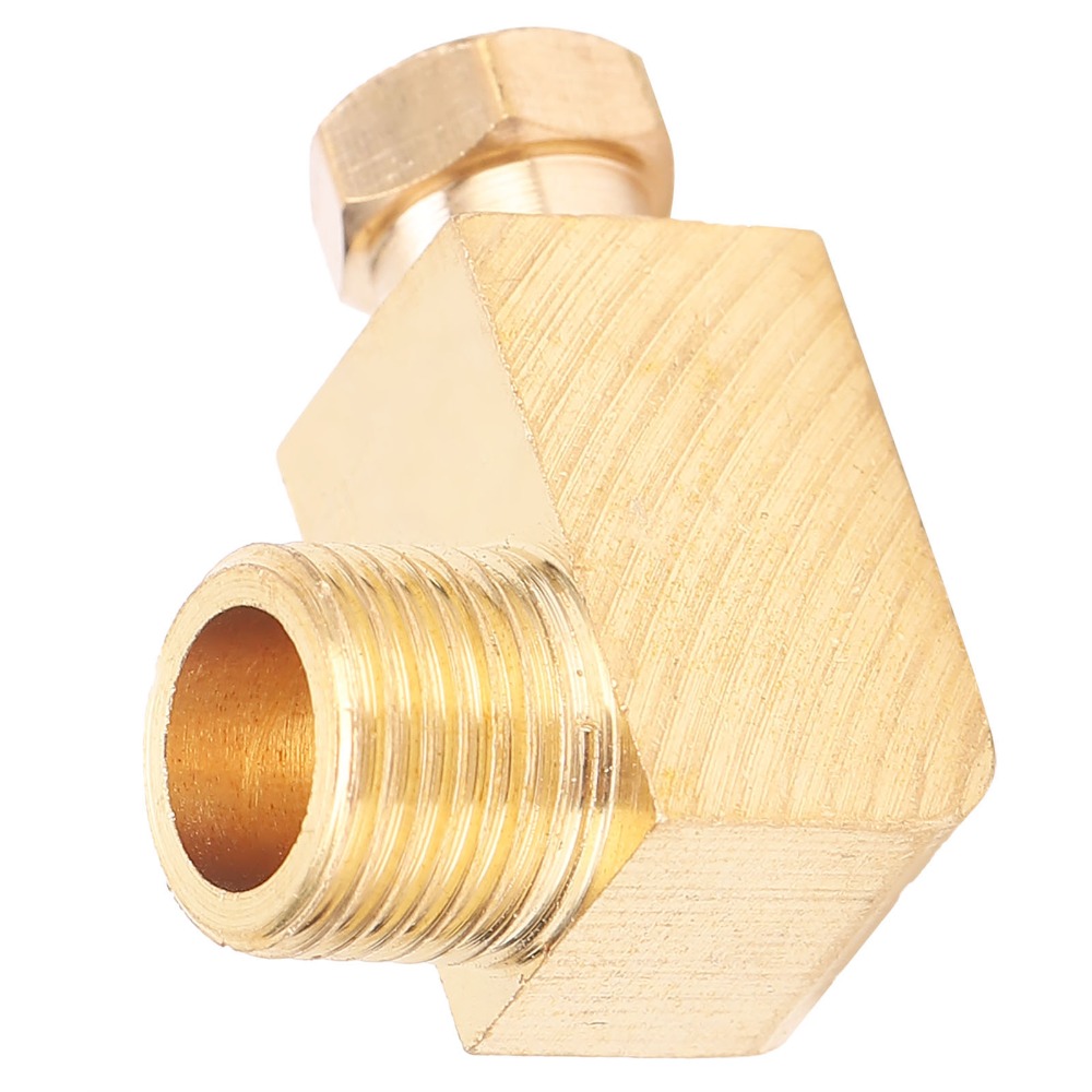 قطعتان من وصلات النحاس المقوسة - مراجعة Compression Fitting Brass وسعره