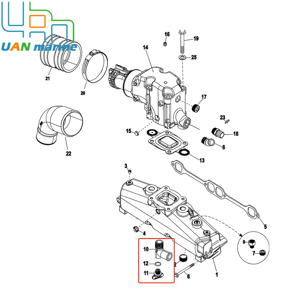 2 قطعة 806926 مشعب العادم A1 م - مراجعة Drain Pipe Clip وسعره