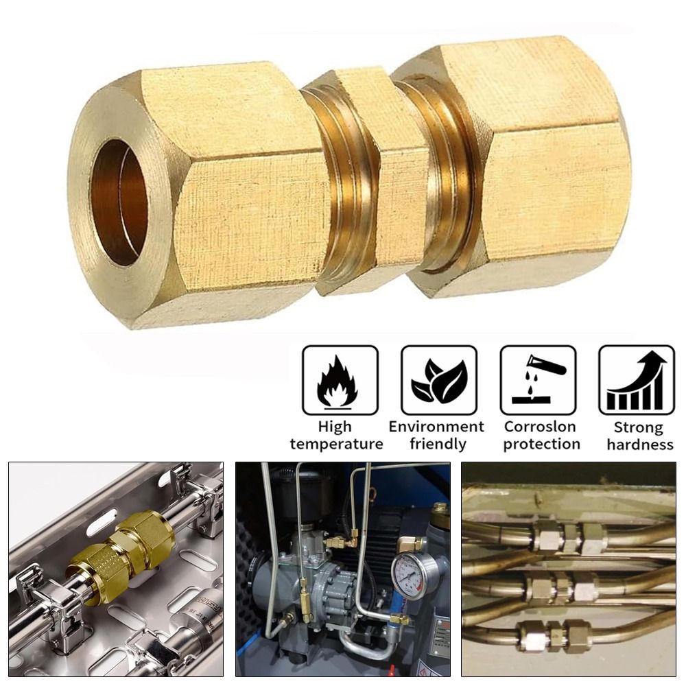 وصلة ضغط نحاسية 4 5 6 8 10 12  - مراجعة Compression Fitting Brass وسعره