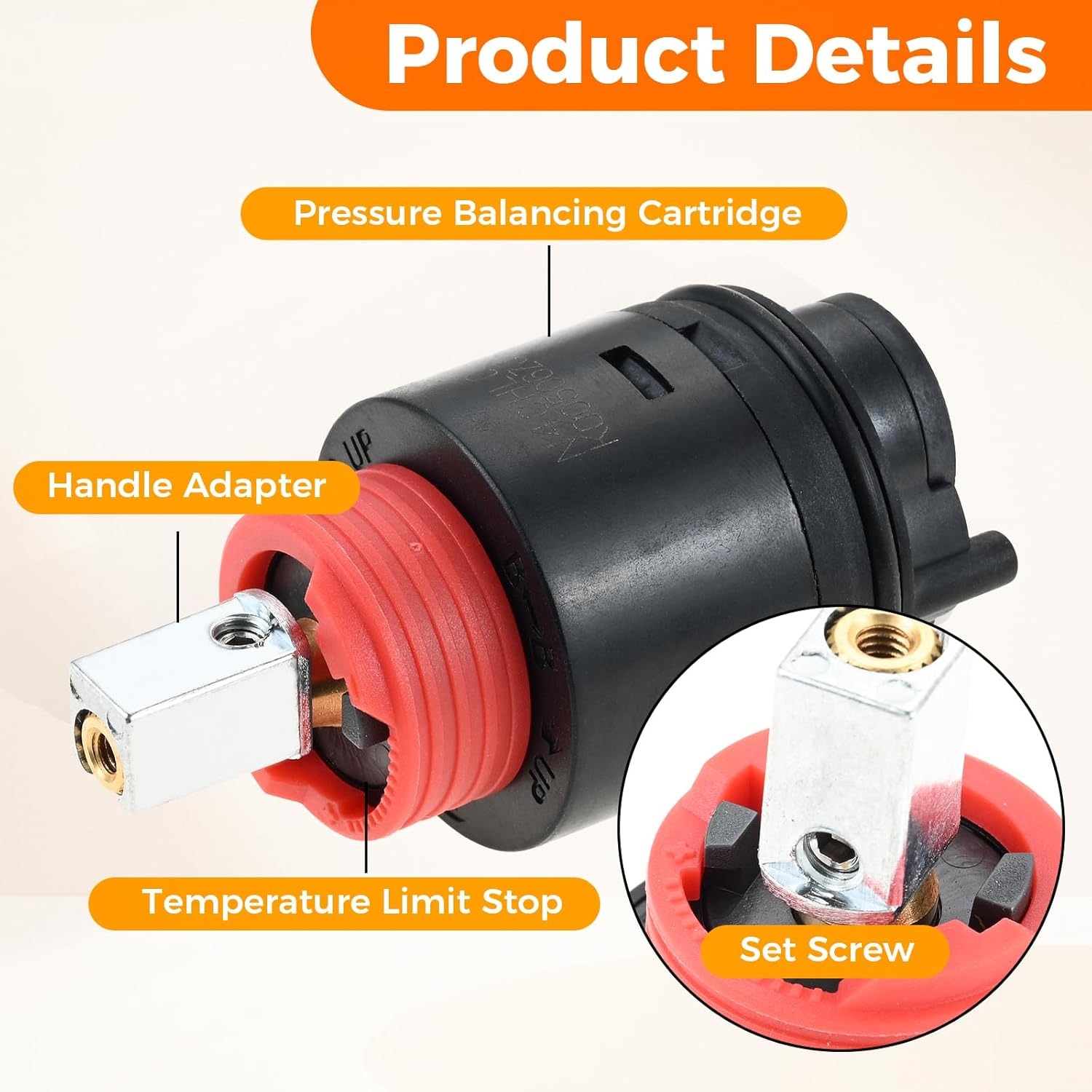 N40HLC خرطوشة الدش نوع F 40 مل - مراجعة Shower Valve Cartridge وسعره
