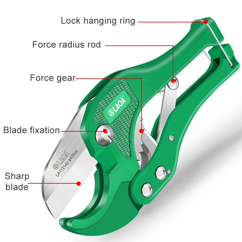 قاطع أنابيب PVC من LAOA مقاس 4 - مراجعة Pipe Cutter Ratchet وسعره